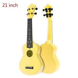 21 Inch Colorful Acoustic Ukulele 4 Strings Hawaiian Guitar Guitarra Instrument for Kids Beginner or Basic players