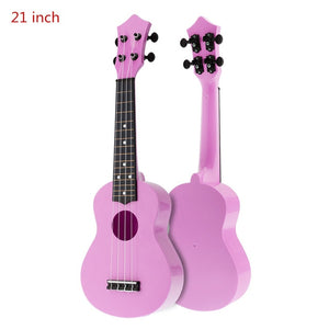 21 Inch Colorful Acoustic Ukulele 4 Strings Hawaiian Guitar Guitarra Instrument for Kids Beginner or Basic players