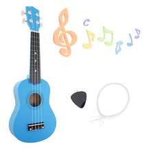Load image into Gallery viewer, 21 Inch Colorful Acoustic Ukulele 4 Strings Hawaiian Guitar Guitarra Instrument for Kids Beginner or Basic players