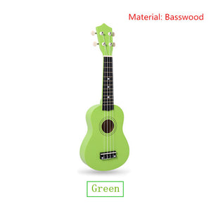 21 Inch Colorful Acoustic Ukulele 4 Strings Hawaiian Guitar Guitarra Instrument for Kids Beginner or Basic players
