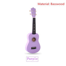 Load image into Gallery viewer, 21 Inch Colorful Acoustic Ukulele 4 Strings Hawaiian Guitar Guitarra Instrument for Kids Beginner or Basic players