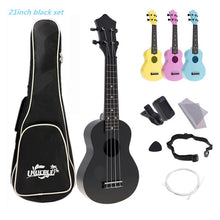 Load image into Gallery viewer, 21 Inch Colorful Acoustic Ukulele 4 Strings Hawaiian Guitar Guitarra Instrument for Kids Beginner or Basic players