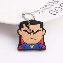 Load image into Gallery viewer, Cartoon Anime Cute Key Cover Cap Silicone Mickey Stitch Bear Keychain Women Gift Owl Porte Clef Minne Key Chain