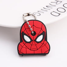 Load image into Gallery viewer, Cartoon Anime Cute Key Cover Cap Silicone Mickey Stitch Bear Keychain Women Gift Owl Porte Clef Minne Key Chain