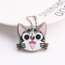 Load image into Gallery viewer, Cartoon Anime Cute Key Cover Cap Silicone Mickey Stitch Bear Keychain Women Gift Owl Porte Clef Minne Key Chain