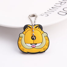 Load image into Gallery viewer, Cartoon Anime Cute Key Cover Cap Silicone Mickey Stitch Bear Keychain Women Gift Owl Porte Clef Minne Key Chain