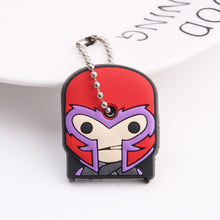 Load image into Gallery viewer, Cartoon Anime Cute Key Cover Cap Silicone Mickey Stitch Bear Keychain Women Gift Owl Porte Clef Minne Key Chain