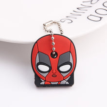 Load image into Gallery viewer, Cartoon Anime Cute Key Cover Cap Silicone Mickey Stitch Bear Keychain Women Gift Owl Porte Clef Minne Key Chain