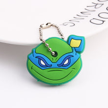 Load image into Gallery viewer, Cartoon Anime Cute Key Cover Cap Silicone Mickey Stitch Bear Keychain Women Gift Owl Porte Clef Minne Key Chain