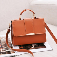 Load image into Gallery viewer, Women Fashion PU Leather Shoulder Small Flap Crossbody Handbags Top Handle Messenger Bags High Quality Luxury Ladies Hand Bag