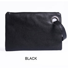 Load image into Gallery viewer, Fashion Solid Handbag Women&#39;s Clutch Bag Leather Women Envelope Bag Zipper Evening Bag Female Clutches Handbag Torebki Damskie