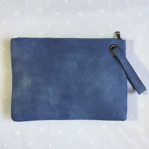 Fashion Solid Handbag Women's Clutch Bag Leather Women Envelope Bag Zipper Evening Bag Female Clutches Handbag Torebki Damskie
