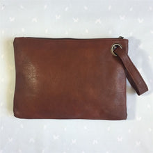 Load image into Gallery viewer, Fashion Solid Handbag Women&#39;s Clutch Bag Leather Women Envelope Bag Zipper Evening Bag Female Clutches Handbag Torebki Damskie