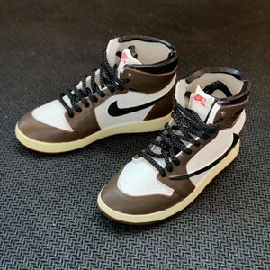 Dropshipping one pair  sneaker keychain AJ  1 offwhite Chicago UNC NRG 3D Mini Sneaker shoe keychain