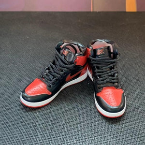 Dropshipping one pair  sneaker keychain AJ  1 offwhite Chicago UNC NRG 3D Mini Sneaker shoe keychain