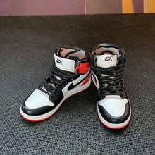 Load image into Gallery viewer, Dropshipping one pair  sneaker keychain AJ  1 offwhite Chicago UNC NRG 3D Mini Sneaker shoe keychain