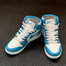 Load image into Gallery viewer, Dropshipping one pair  sneaker keychain AJ  1 offwhite Chicago UNC NRG 3D Mini Sneaker shoe keychain