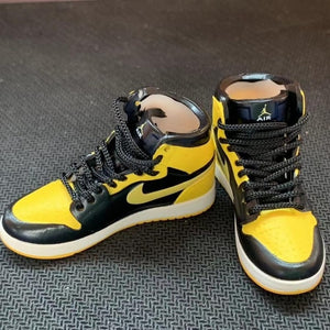 Dropshipping one pair  sneaker keychain AJ  1 offwhite Chicago UNC NRG 3D Mini Sneaker shoe keychain