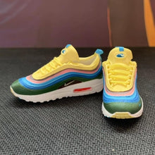 Load image into Gallery viewer, Dropshipping one pair  sneaker keychain AJ  1 offwhite Chicago UNC NRG 3D Mini Sneaker shoe keychain