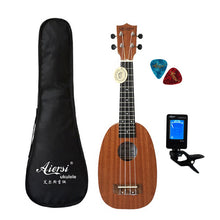 Load image into Gallery viewer, Aiersi brand 21 inch mahogany Soprano ukulele musical instrument guitar ukelele