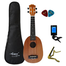 Load image into Gallery viewer, Aiersi brand 21 inch mahogany Soprano ukulele musical instrument guitar ukelele