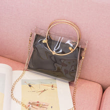 Load image into Gallery viewer, 2020 Design Luxury Handbag Women Transparent Bucket Bag Clear PVC Jelly Small Shoulder Bag Female Chain Crossbody Messenger Bags