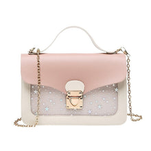 Load image into Gallery viewer, Women Mini Small Square Pack Shoulder Bag Fashion Star Sequin Designer Messenger Crossbody Bag Clutch Wallet Handbags Pink