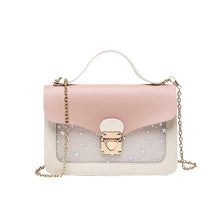 Load image into Gallery viewer, Women Mini Small Square Pack Shoulder Bag Fashion Star Sequin Designer Messenger Crossbody Bag Clutch Wallet Handbags Pink