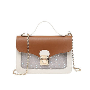 Women Mini Small Square Pack Shoulder Bag Fashion Star Sequin Designer Messenger Crossbody Bag Clutch Wallet Handbags Pink