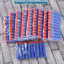 Load image into Gallery viewer, 6 10 100pcs For Nerf Bullets EVA Soft Hollow Hole Head 7.2cm Refill Bullet Darts for Nerf Toy Gun Accessories for Nerf Blasters