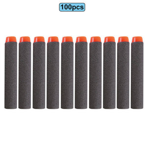 6 10 100pcs For Nerf Bullets EVA Soft Hollow Hole Head 7.2cm Refill Bullet Darts for Nerf Toy Gun Accessories for Nerf Blasters
