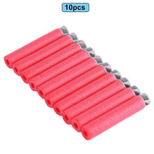 Load image into Gallery viewer, 6 10 100pcs For Nerf Bullets EVA Soft Hollow Hole Head 7.2cm Refill Bullet Darts for Nerf Toy Gun Accessories for Nerf Blasters
