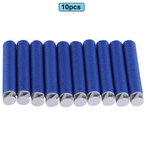 6 10 100pcs For Nerf Bullets EVA Soft Hollow Hole Head 7.2cm Refill Bullet Darts for Nerf Toy Gun Accessories for Nerf Blasters