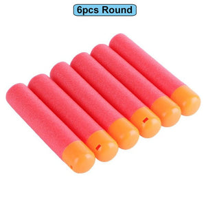 6 10 100pcs For Nerf Bullets EVA Soft Hollow Hole Head 7.2cm Refill Bullet Darts for Nerf Toy Gun Accessories for Nerf Blasters