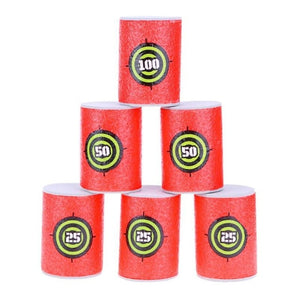 6 10 100pcs For Nerf Bullets EVA Soft Hollow Hole Head 7.2cm Refill Bullet Darts for Nerf Toy Gun Accessories for Nerf Blasters