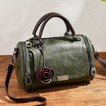 Load image into Gallery viewer, AECLVR Flower Pendant Shoulder Crossbody Bag Soft PU Leather Women Bags Solid Color All-match Fashion Ladies Pillow Handbags