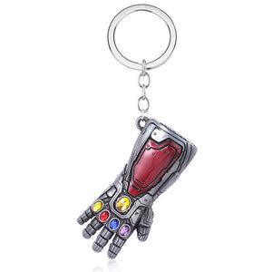 RJ The Avengers 4 Thor Hammer Metal Keychains The Dark World Weapon Iron Man Keyring For Women Movie Fans Jewelry Accessories