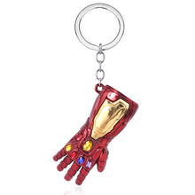 Load image into Gallery viewer, RJ The Avengers 4 Thor Hammer Metal Keychains The Dark World Weapon Iron Man Keyring For Women Movie Fans Jewelry Accessories