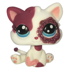 Load image into Gallery viewer, pet shop lps toys rare stands little short hair kitten pink #2291 grey #5 black #994 old original kitty  figure collection