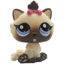 Load image into Gallery viewer, pet shop lps toys rare stands little short hair kitten pink #2291 grey #5 black #994 old original kitty  figure collection