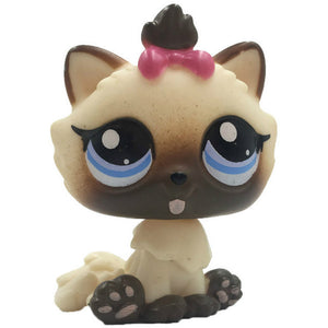 pet shop lps toys rare stands little short hair kitten pink #2291 grey #5 black #994 old original kitty  figure collection