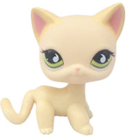 Load image into Gallery viewer, pet shop lps toys rare stands little short hair kitten pink #2291 grey #5 black #994 old original kitty  figure collection