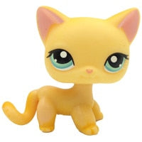 Load image into Gallery viewer, pet shop lps toys rare stands little short hair kitten pink #2291 grey #5 black #994 old original kitty  figure collection