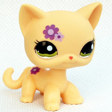 Load image into Gallery viewer, pet shop lps toys rare stands little short hair kitten pink #2291 grey #5 black #994 old original kitty  figure collection