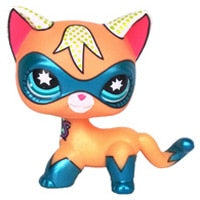 Load image into Gallery viewer, pet shop lps toys rare stands little short hair kitten pink #2291 grey #5 black #994 old original kitty  figure collection