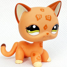 Load image into Gallery viewer, pet shop lps toys rare stands little short hair kitten pink #2291 grey #5 black #994 old original kitty  figure collection