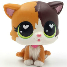 Load image into Gallery viewer, pet shop lps toys rare stands little short hair kitten pink #2291 grey #5 black #994 old original kitty  figure collection