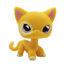 Load image into Gallery viewer, pet shop lps toys rare stands little short hair kitten pink #2291 grey #5 black #994 old original kitty  figure collection