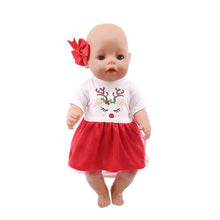 Load image into Gallery viewer, Doll Unicorn Clothes 15 Sets T-Shirt+Skirt/Pants Dress Fit 18 Inch American&amp;43 Cm Baby New Born Doll Generation Christmas Girl`s
