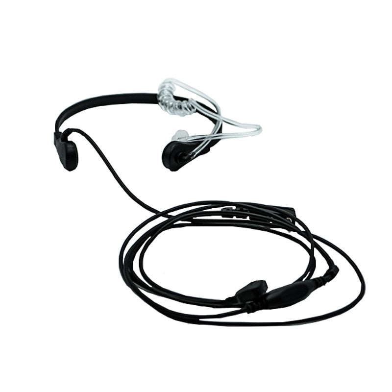 New brand Throat Microphone Throat Vibration Headset For Two Way Radio BaoFeng UV-5R UV-82 UV-B6 BF-888S walkie talkie earphone